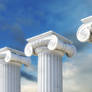 Ionic order columns