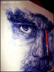 Hyper Realistic Ball Point Portrait