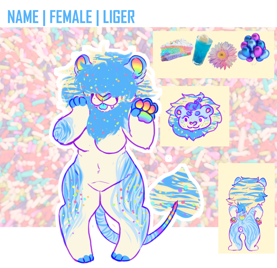 funfetti liger adopt | OTA | CLOSED by khoshehktoys