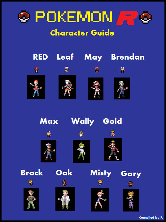 Pokemon Full R Pokemon R - Character Guide by Rthecreator on DeviantArt