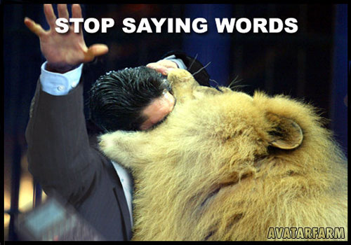 Stop Saying Words