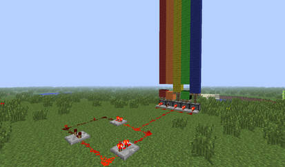 Minecraft Rainbow Machine