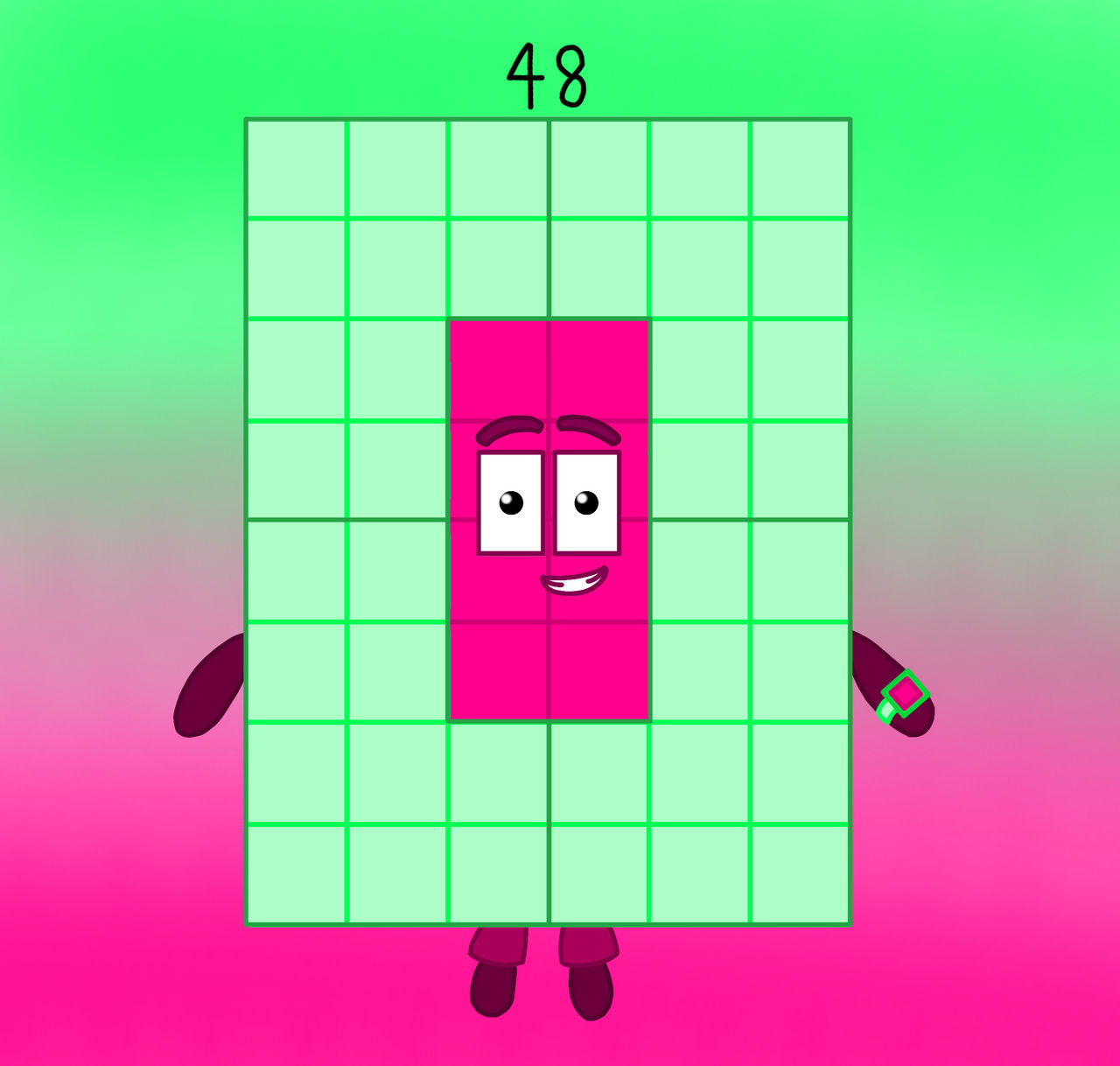 Numberblocks 48 by zhaowanying on DeviantArt