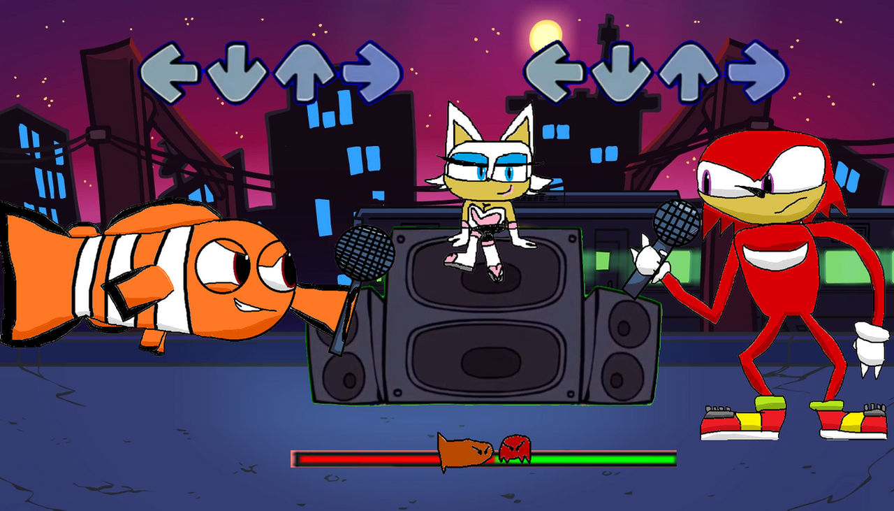 Fnf Fish Knuckles vs Fishy Did FNF by SuperSonicCharlie on DeviantArt