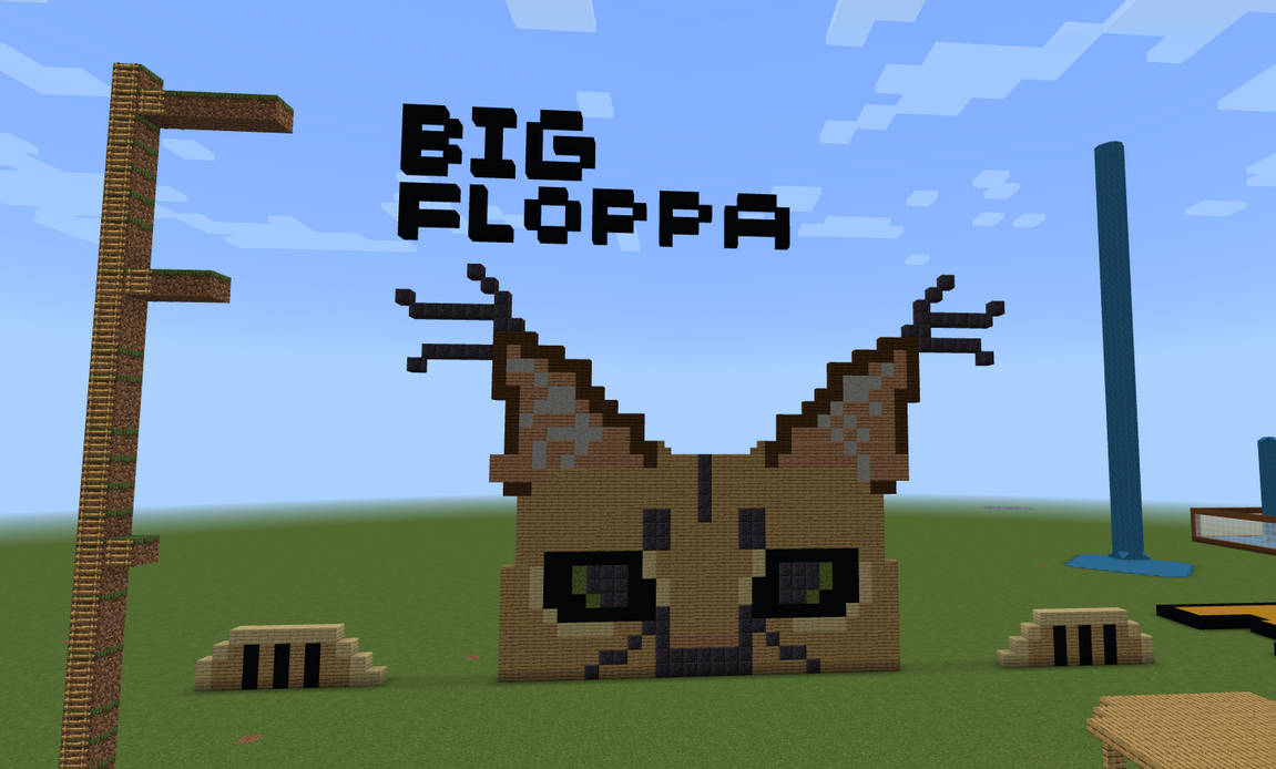 Big Floppa in Minecraft by SuperSonicCharlie on DeviantArt
