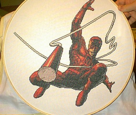 Daredevil Cross-Stitch