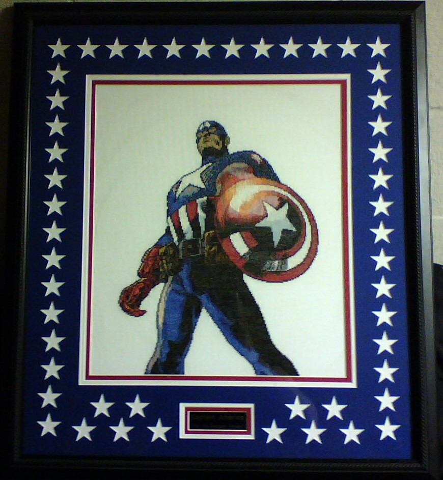 Captain America Stands Tall