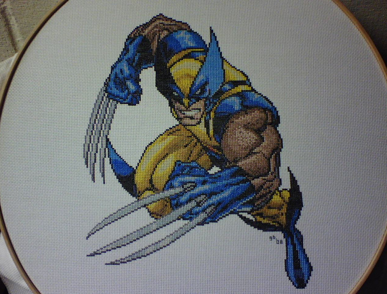 Wolverine Cross-Stitch