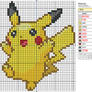 Pikachu Cross-Stitch Pattern