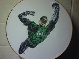 Green Lantern Cross-Stitch