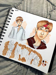 WONHO MONSTAX SKETCHPAGE 