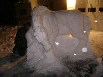 Snow horse