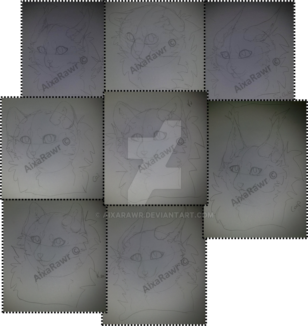 Traditional Sketch chibi examples by AixaRawr on DeviantArt