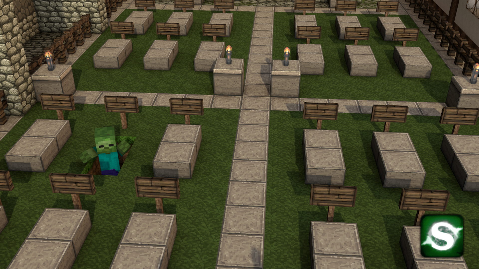 Minecraft Zombie Grave