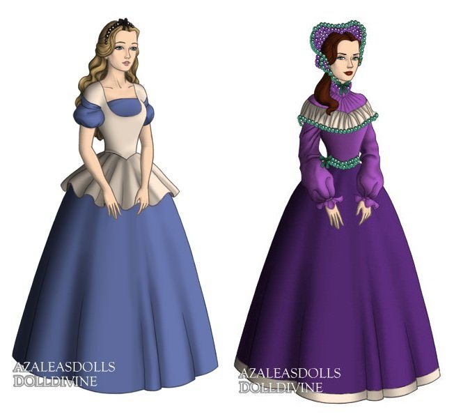 Alice And Her Sister (Alice in Wonderland) outfits