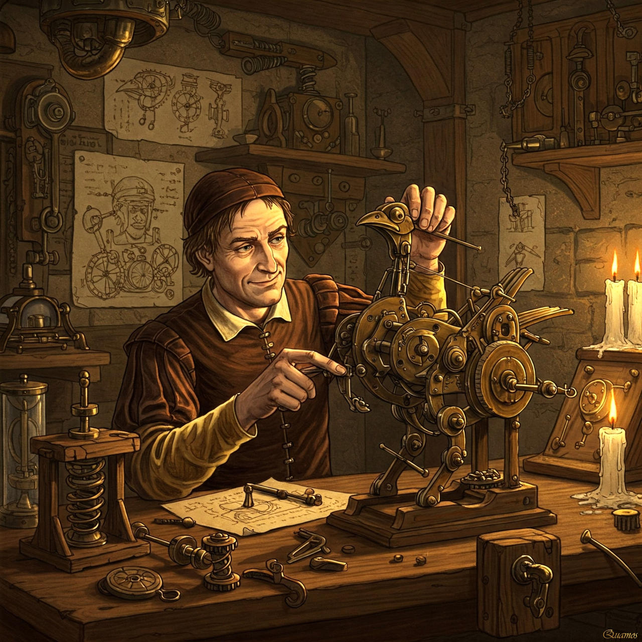 Clockpunk Revolver Clockpunk The Inventor's Workshop (2) by Quamos on DeviantArt