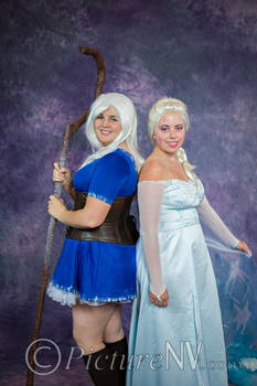 Jelsa Cosplay - Elsa and Jack Frost