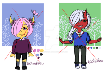 [CLOSE] 0/2 Free Demon boy Adoptables!