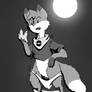 INKtober 2 Foxy moonlight