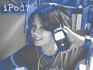 IPod in blue