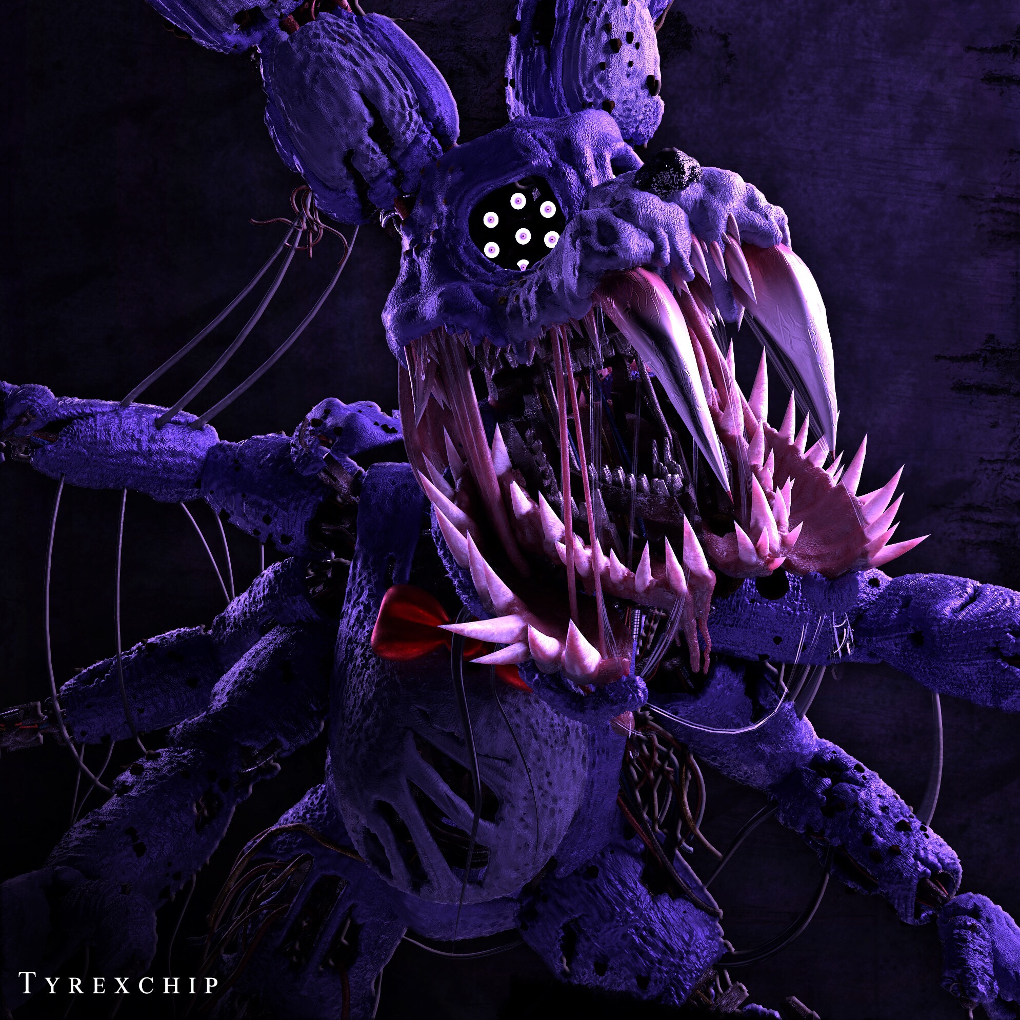 Corrupted Spring Bonnie Corrupt Bonnie by Ruthoranium on DeviantArt