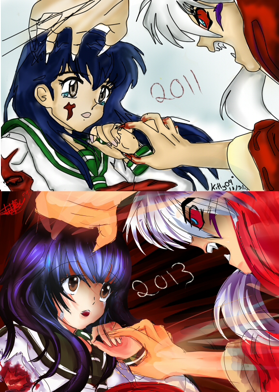 Inuyasha before and after