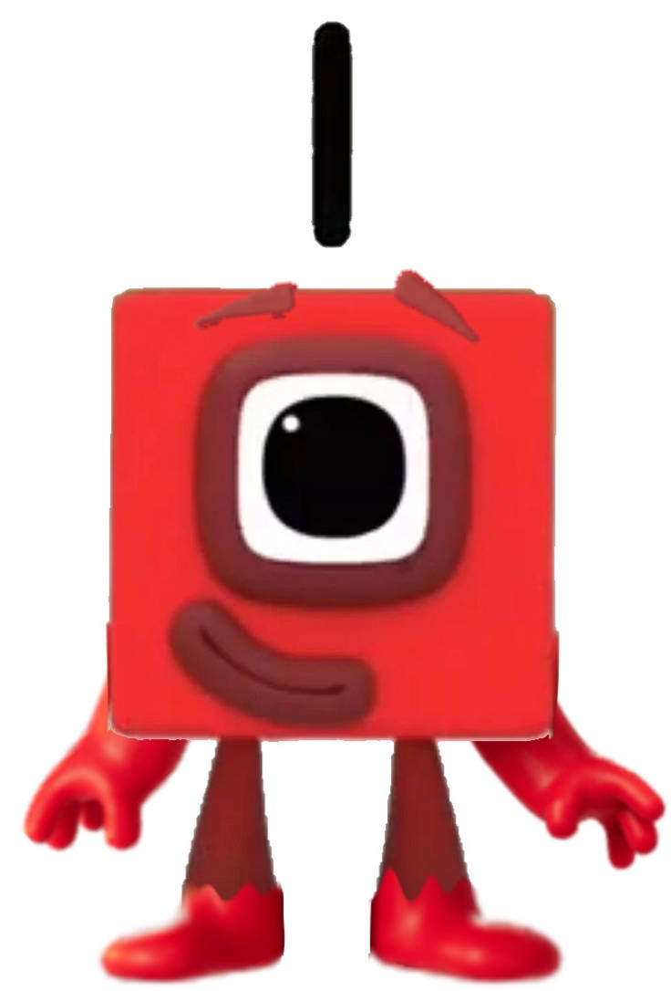 Numberblocks one as colourblock red by 209TheAestheticQueen on DeviantArt