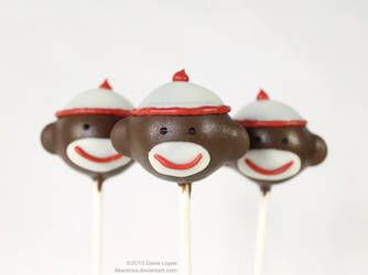 Sock Monkey -- CakePop