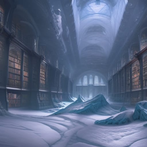 The forgotten library by pellonen on DeviantArt