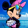 Minnie Mouse summer beach