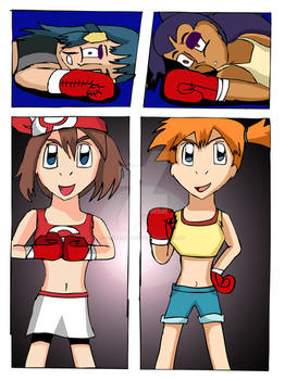 Pokemon girls boxing