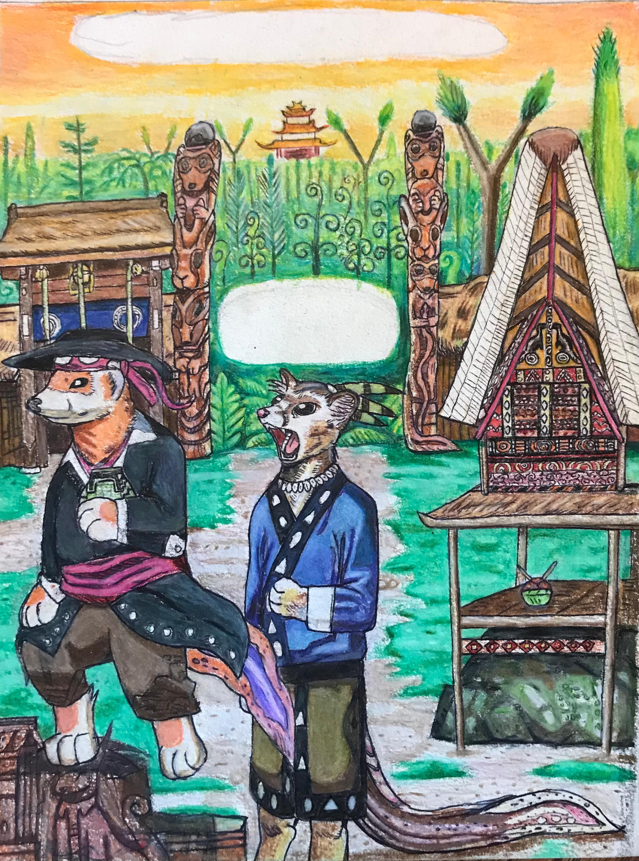 captain kit steals a basket by kanjikamehameha on DeviantArt