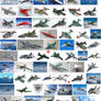 All my LEGO Planes