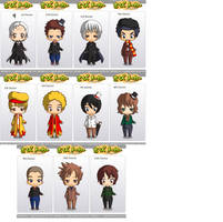 Chibi versions of Doctors