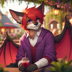 Anthro male bat