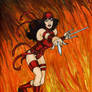 Elektra in fire