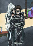 Catwoman tie up by Black Cat by gustorak