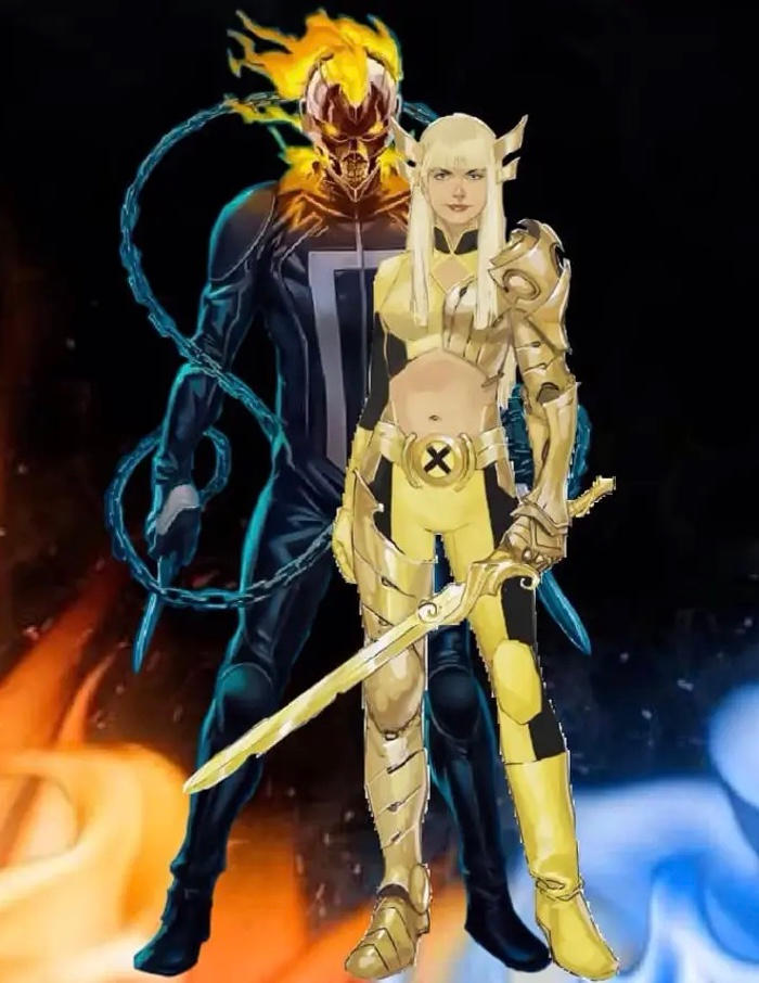 Ghost Rider Magik Ghost Rider x Magik by khaleesiwendy on DeviantArt
