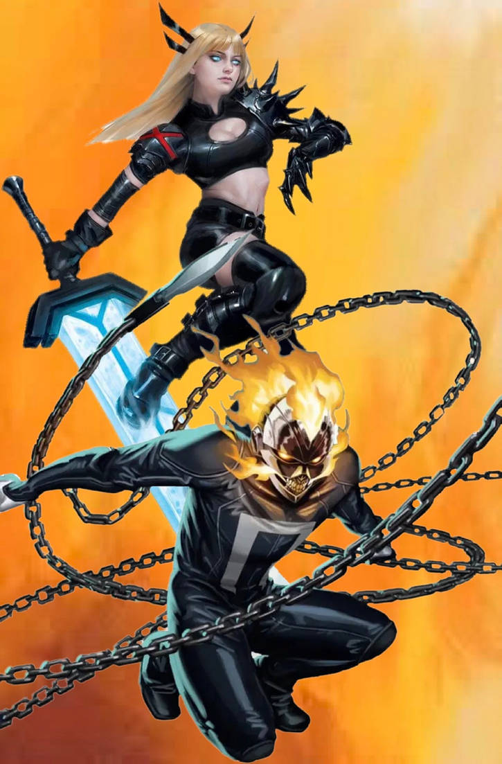 Ghost Rider Magik Ghostrider x Magik by khaleesiwendy on DeviantArt