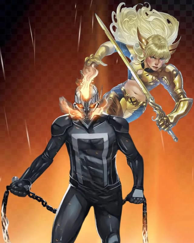Ghost Rider Magik Ghost rider x magik by khaleesiwendy on DeviantArt