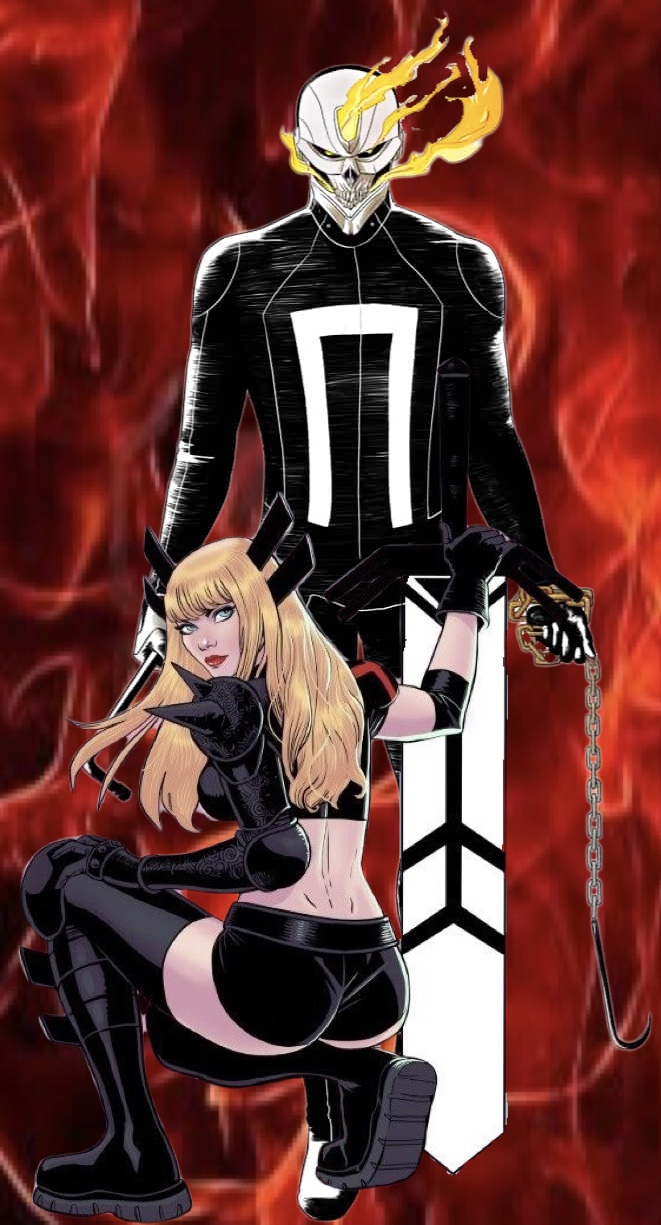 Ghost Rider Magik ghost rider x Magik by khaleesiwendy on DeviantArt