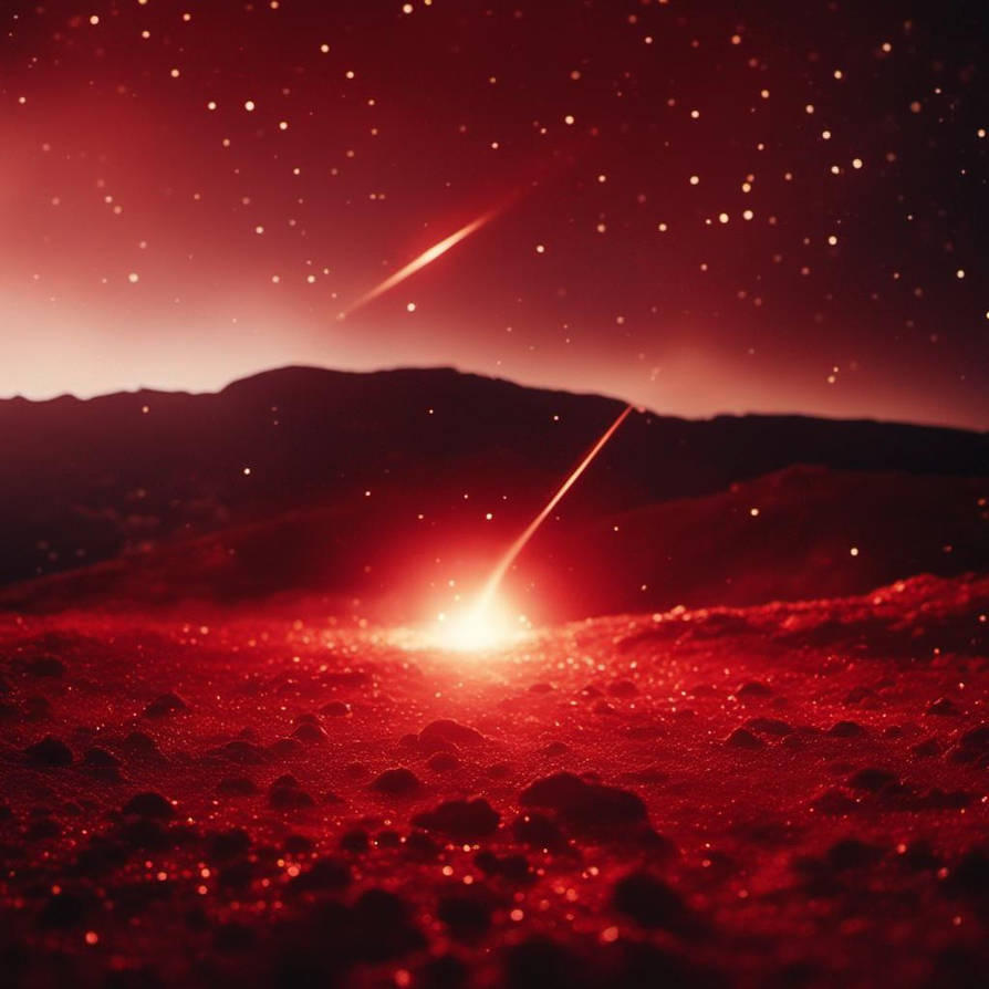 Bright Red Comets Strike The Earth Impact 8 by Samudra208 on DeviantArt