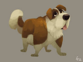 St. Bernard dog