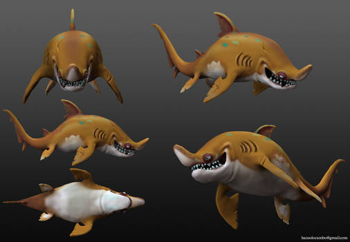 ZbrushSculpt01 SandShark by HansoloCambo