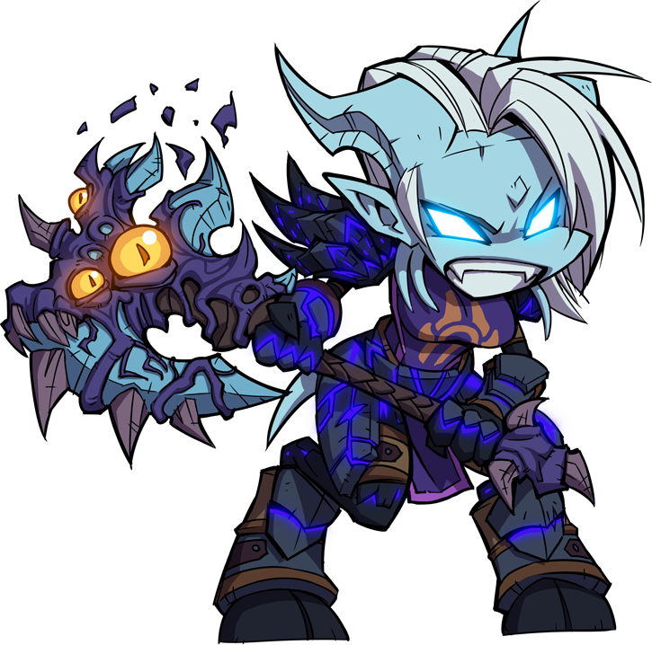 WoW Chibi - Warrior by Zeon-in-a-tree on DeviantArt