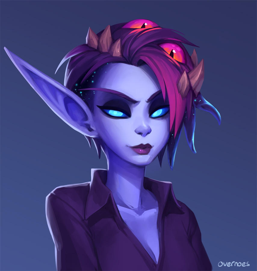 Voidtember 20th - Different Hairstyle by Zeon-in-a-tree on DeviantArt