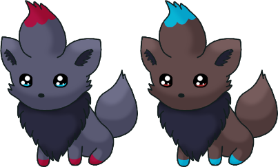 Two Little Zorua