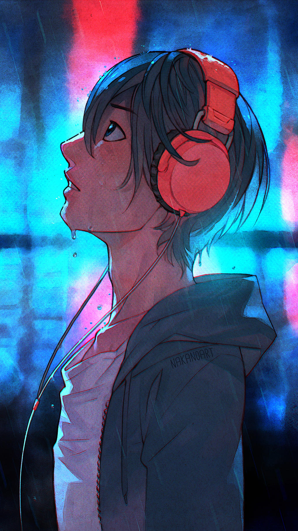 Against the Rain by nakanoart