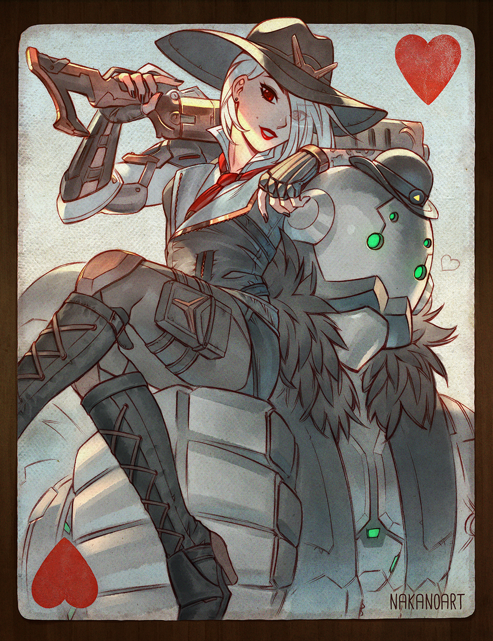 Overwatch - Ashe: Queen of Hearts by nakanoart