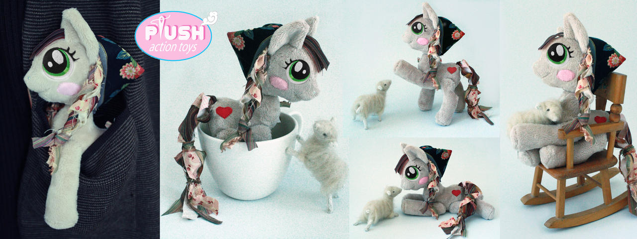 Pocket Posable Plush Pony OC Raggs and Woolly